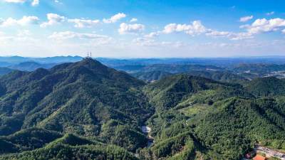 祖国壮丽山河丘陵地貌航拍