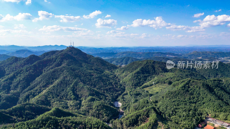 祖国壮丽山河丘陵地貌航拍