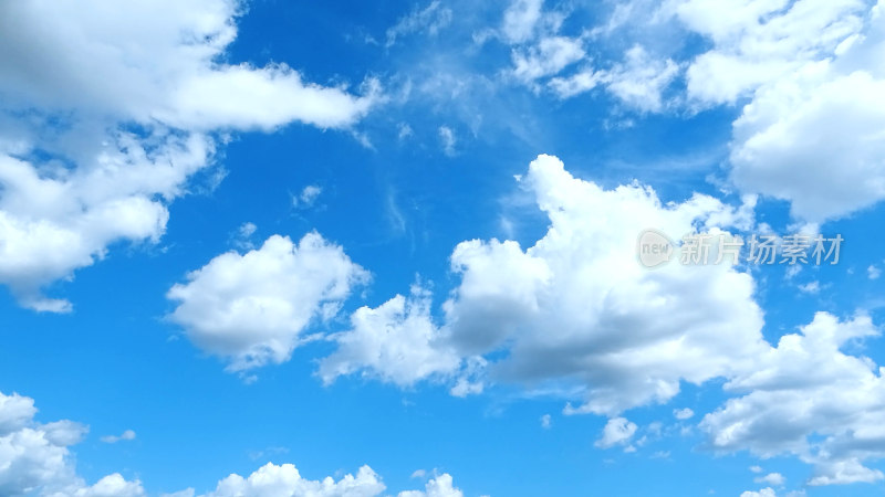 天空云朵照片蓝天白云延时夏天唯美天空云层