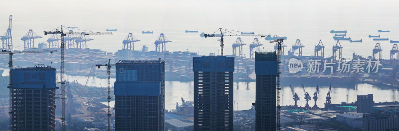 深圳南山区都市建筑风光