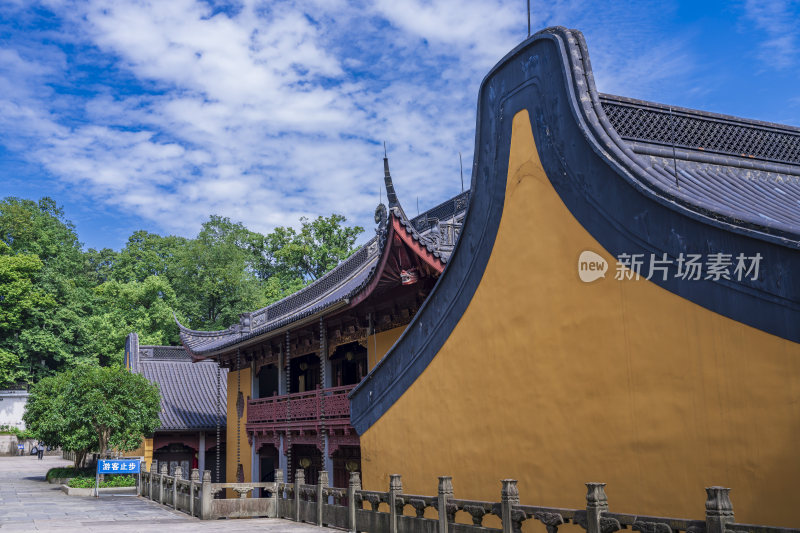 杭州西湖飞来峰灵隐寺千年古刹古建筑