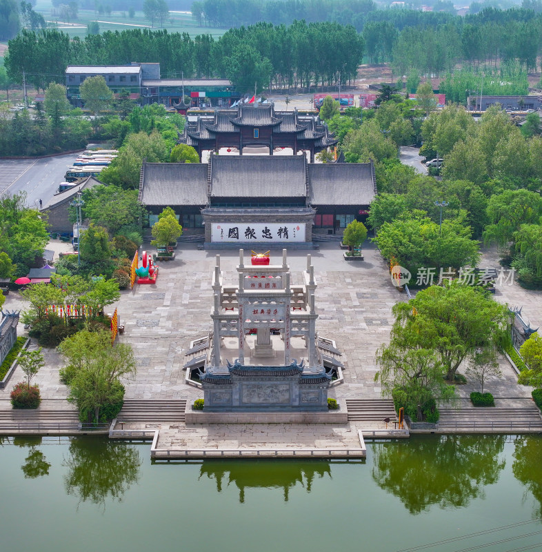 河南省开封市朱仙镇启封故园航拍