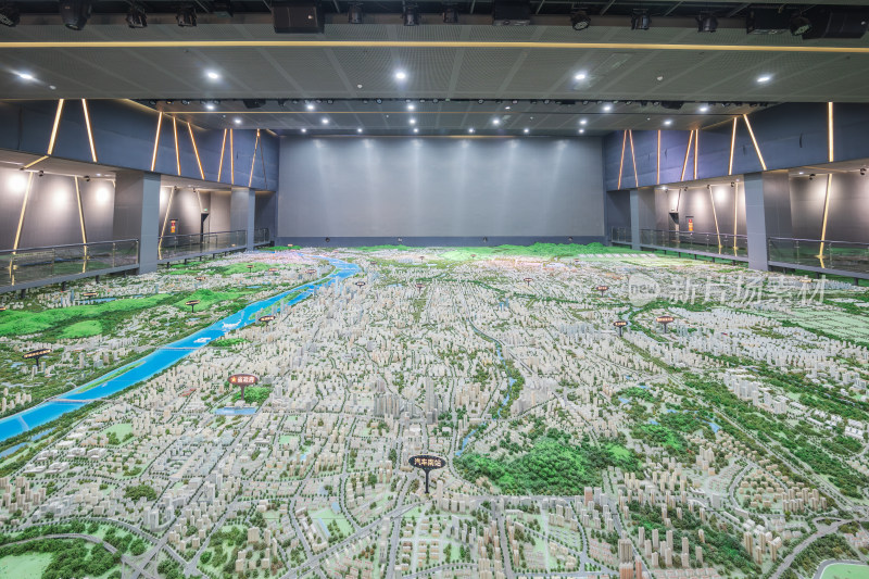 长沙市规划展示馆-城市沙盘微缩模型
