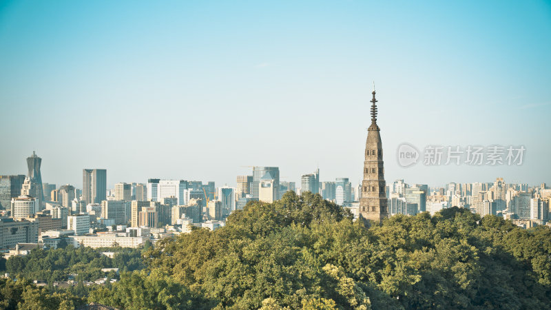 杭州西湖宝石山风景区