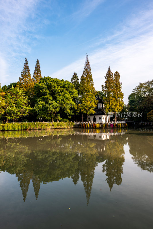 上海嘉定汇龙潭公园景观