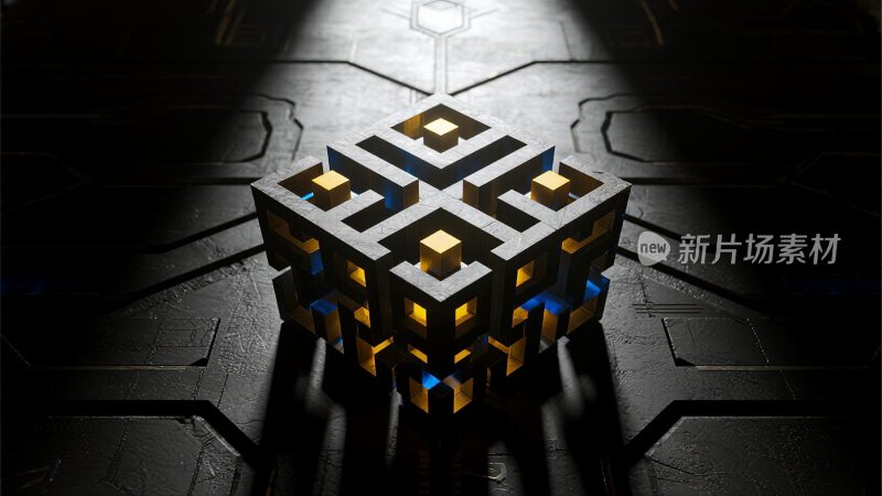 立体几何结构光影效果