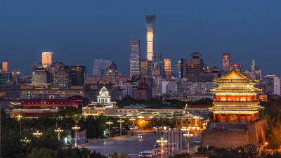 北京前门大街北京城市景观