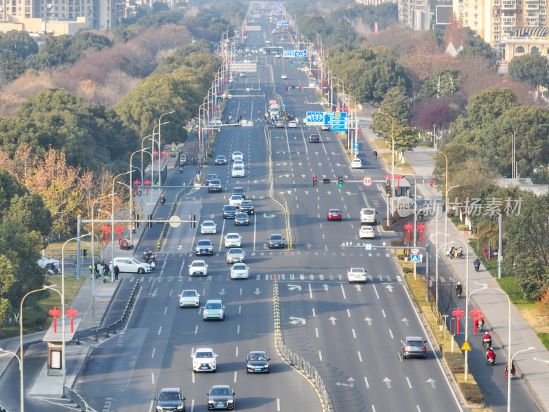 城市里的新春氛围