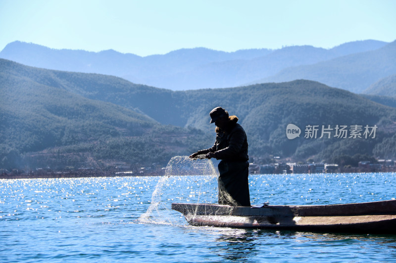 丽江泸沽湖风光湿地