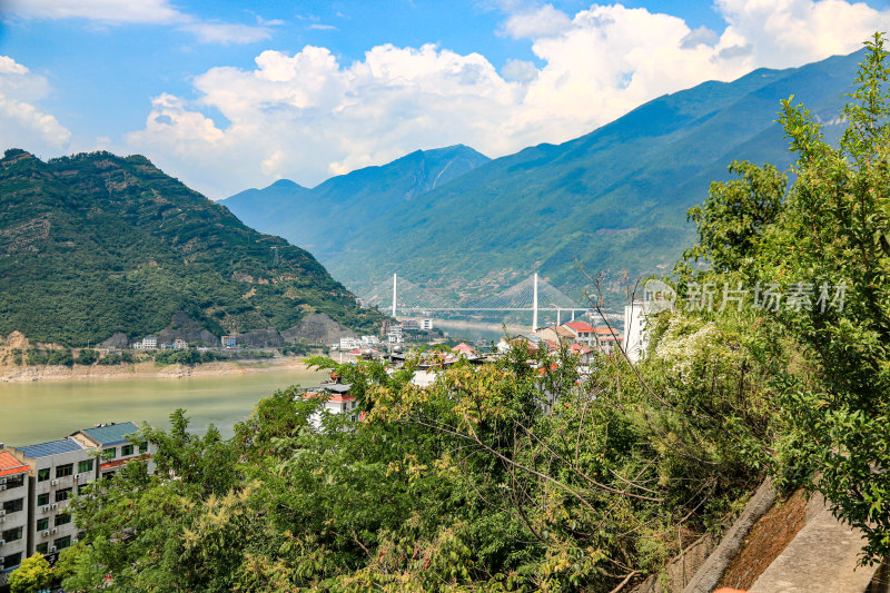 长江三峡秭归郭家坝镇，西陵峡兵书宝剑峡