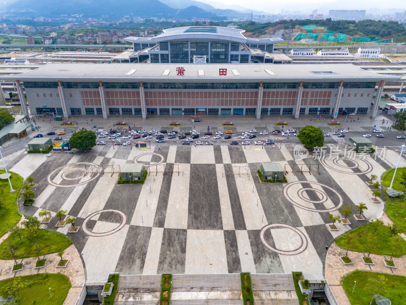 莆田城市风光航拍图