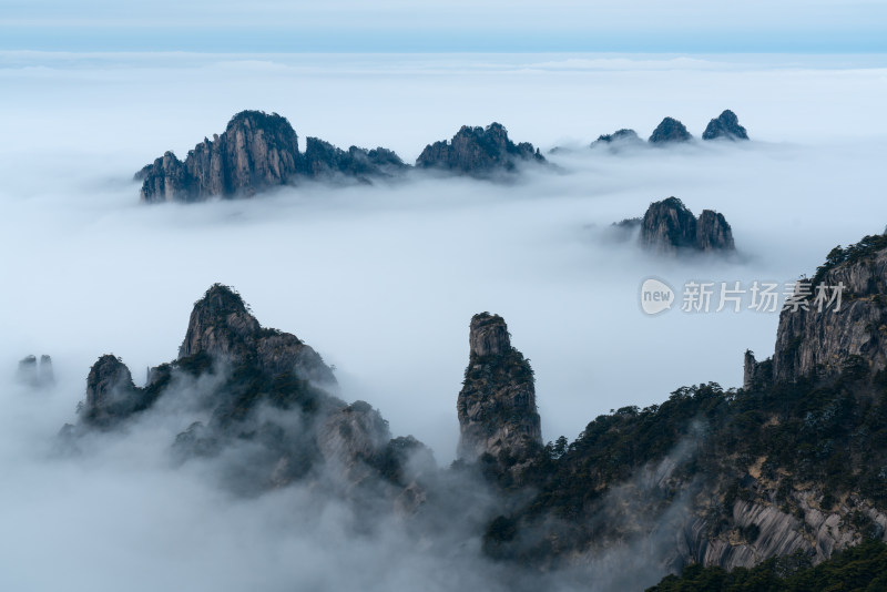 黄山云海风景