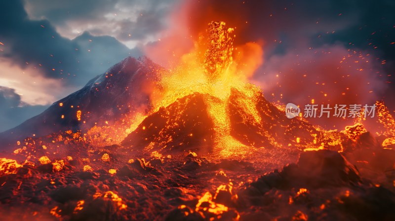 火山大爆发