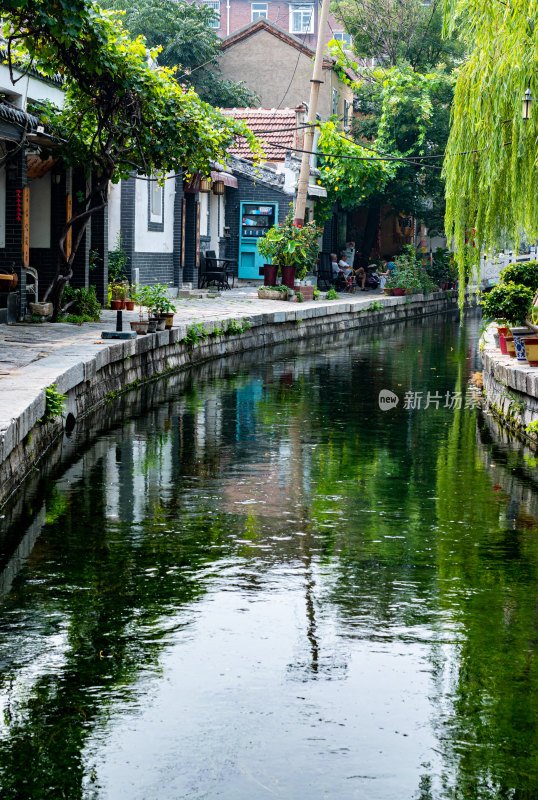 山东济南曲水亭街景观