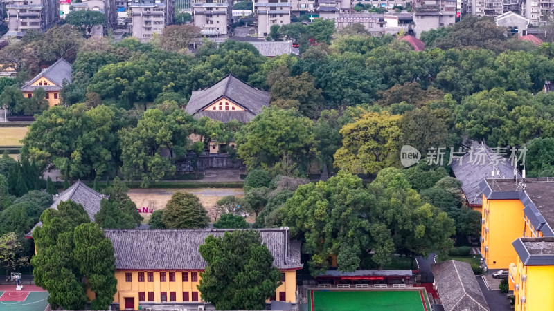 桂林独秀峰王城景区航拍图