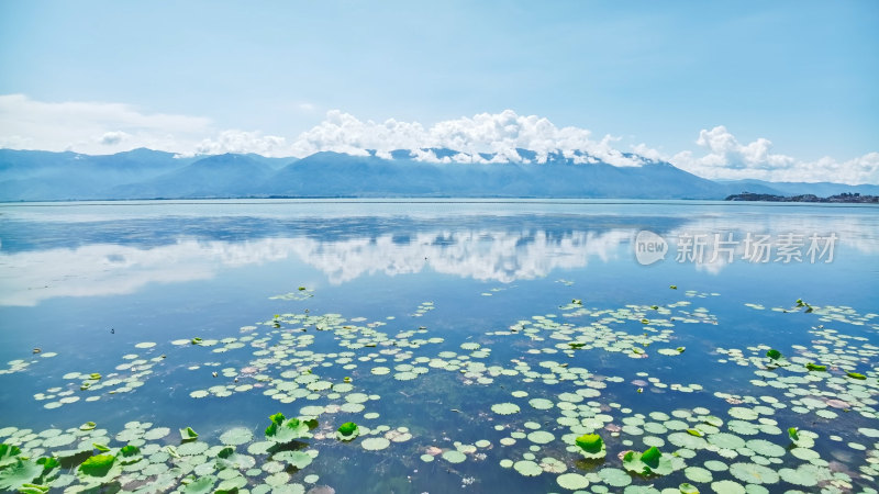 云南大理苍山洱海航拍