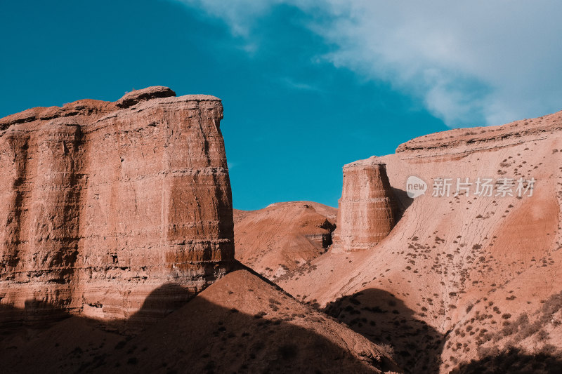 甘肃张掖丹霞地貌外星谷木星地貌