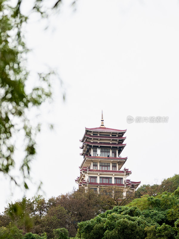 无锡鼋头渚太湖仙岛建筑