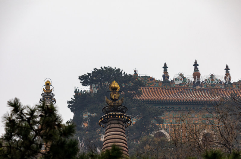 北京颐和园四大部洲景点景观