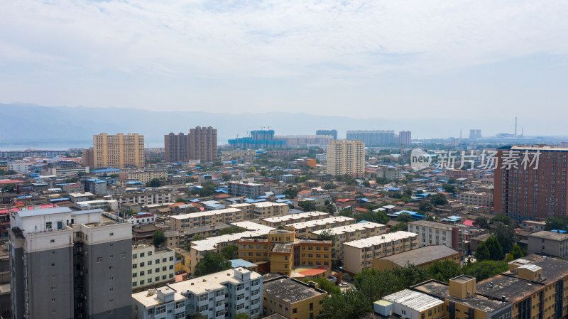 山西运城城市航拍