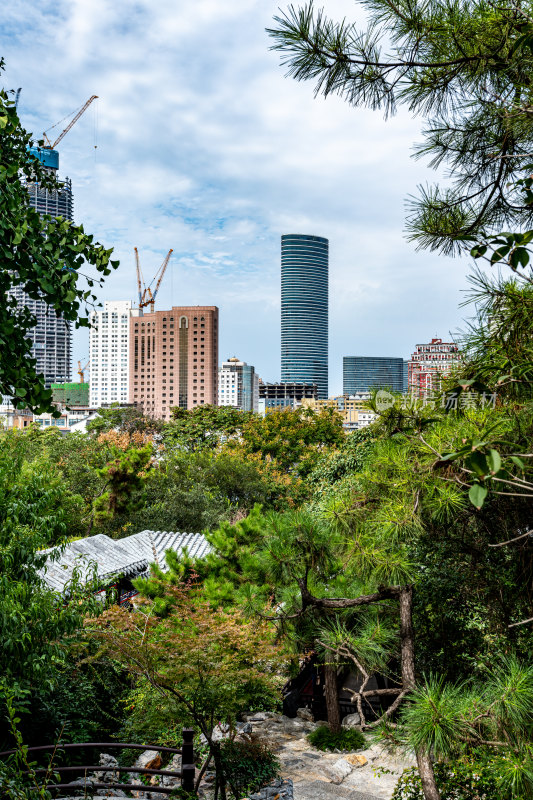 江苏徐州户部山戏马台古建筑群景点景观