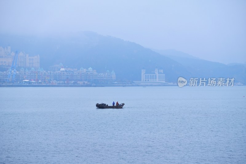 大连跨海大桥的夜景