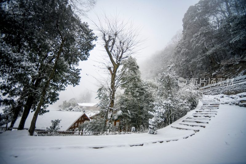 重庆酉阳：千氹田边飞白雪