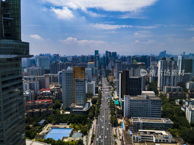 福建福州城市风光地标建筑航拍