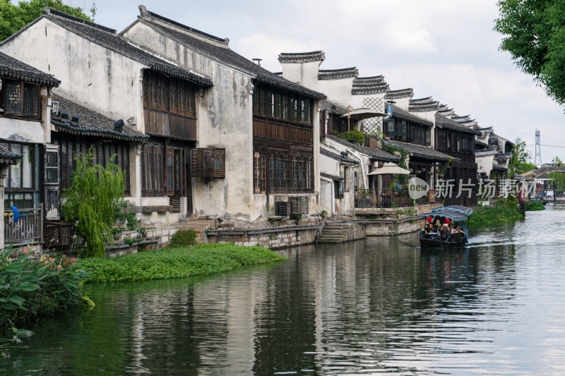 南浔古镇古街传统建筑景区江南水乡徽派建筑