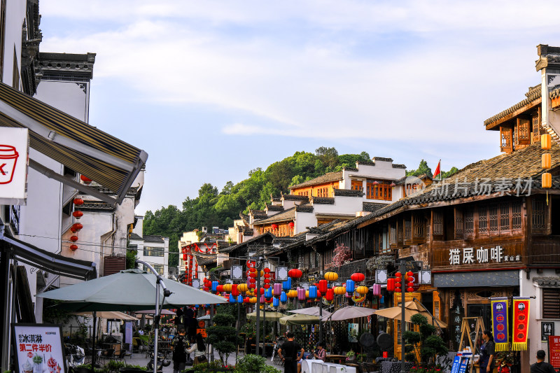 黄山市城市旅游风光