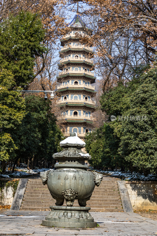 南京钟山风景区灵谷景区灵谷塔