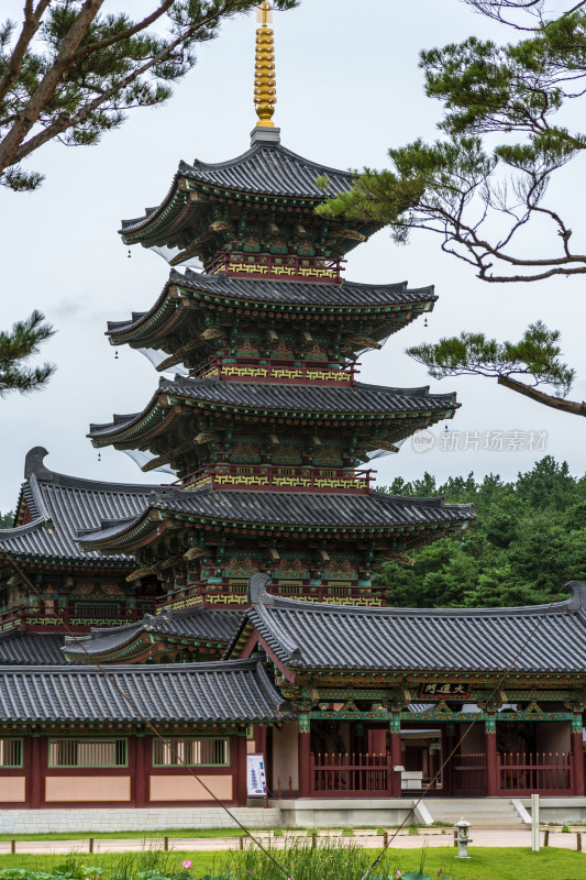 韩国全罗南道锦山凌寺