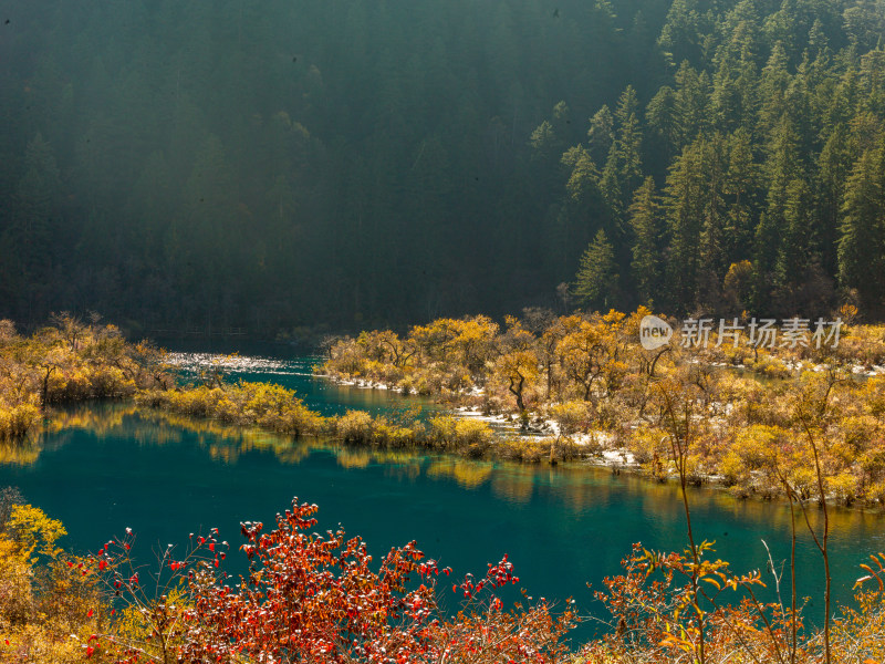 九寨沟秋景