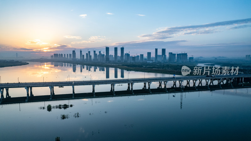 武汉 落日