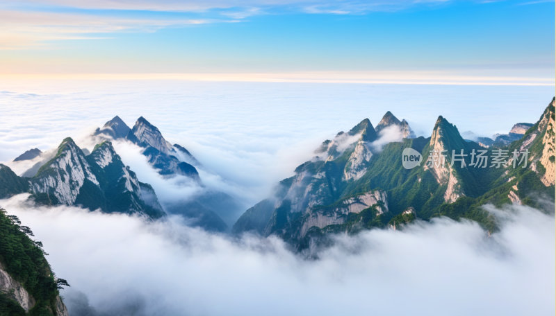 华山云海美景