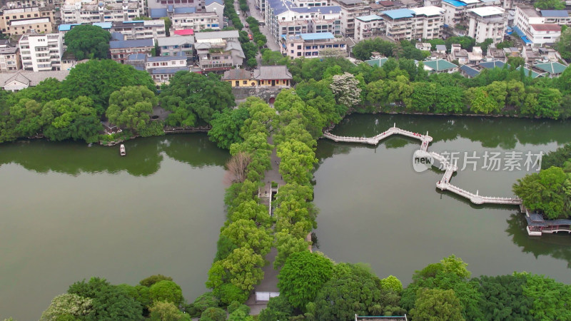 桂林伏波山航拍图