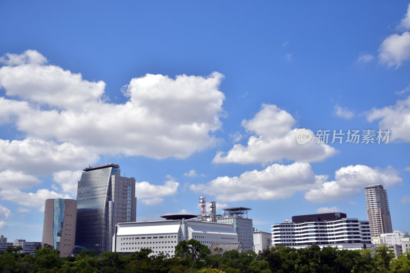 大阪城市风景