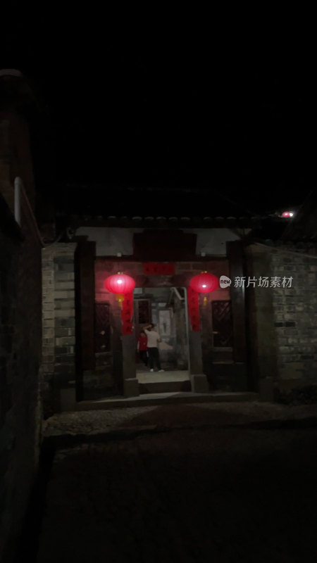 福建南靖土楼夜景