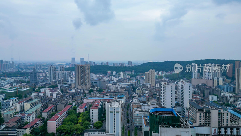 航拍湖北荆门东宝区风光