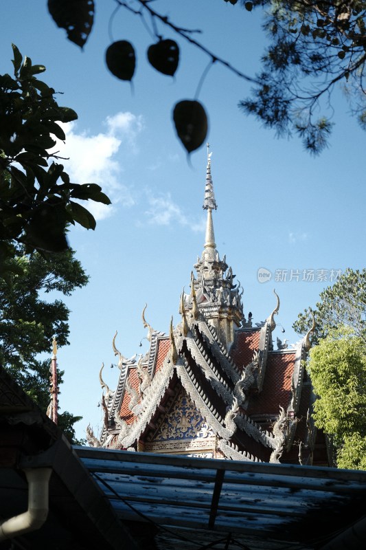 清迈素贴山东南亚风格寺庙建筑