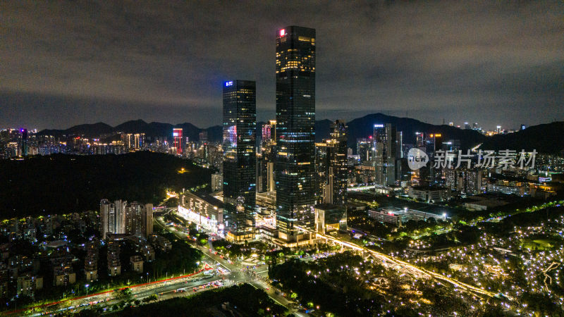 深圳福田中心区夜景