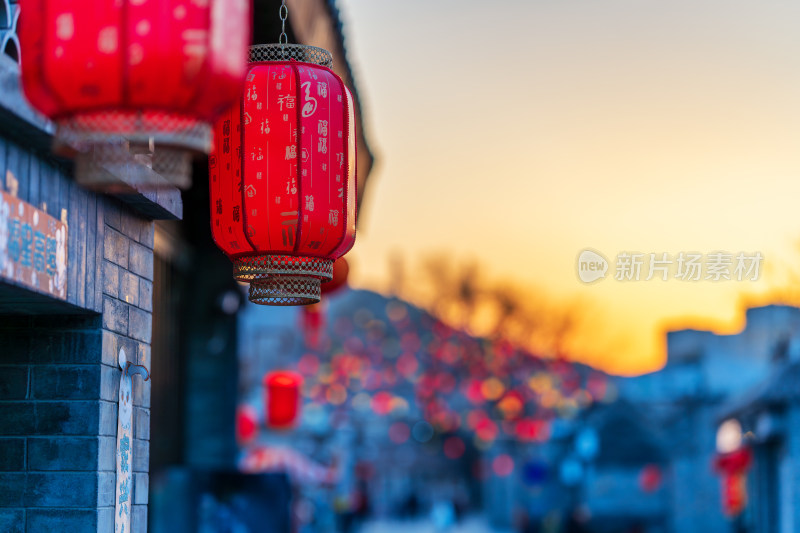 北京石景山模式口历史文化街区京西古道年味