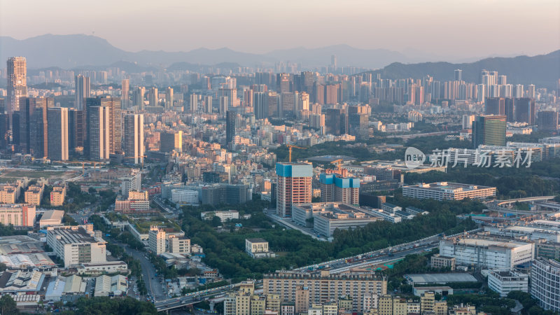 深圳龙华区城市风光