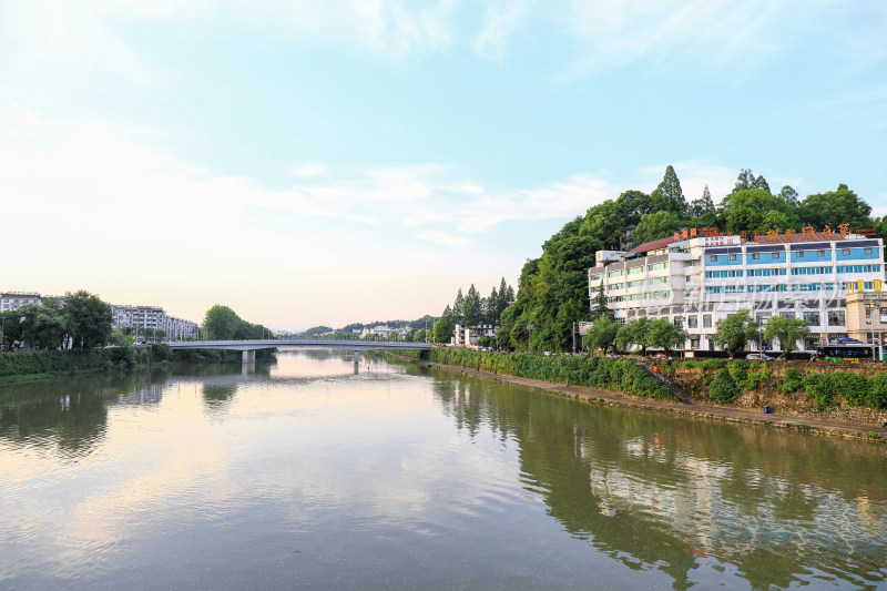 黄山市城市旅游风光