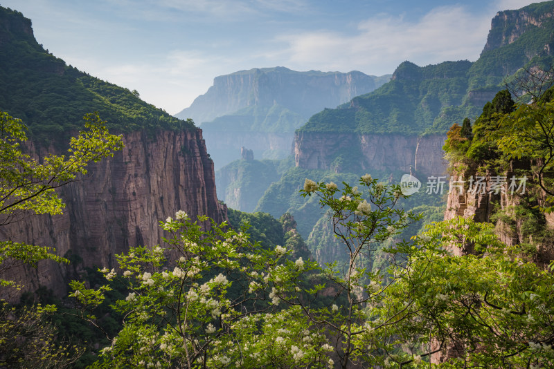 太行山八里沟山川自然风景