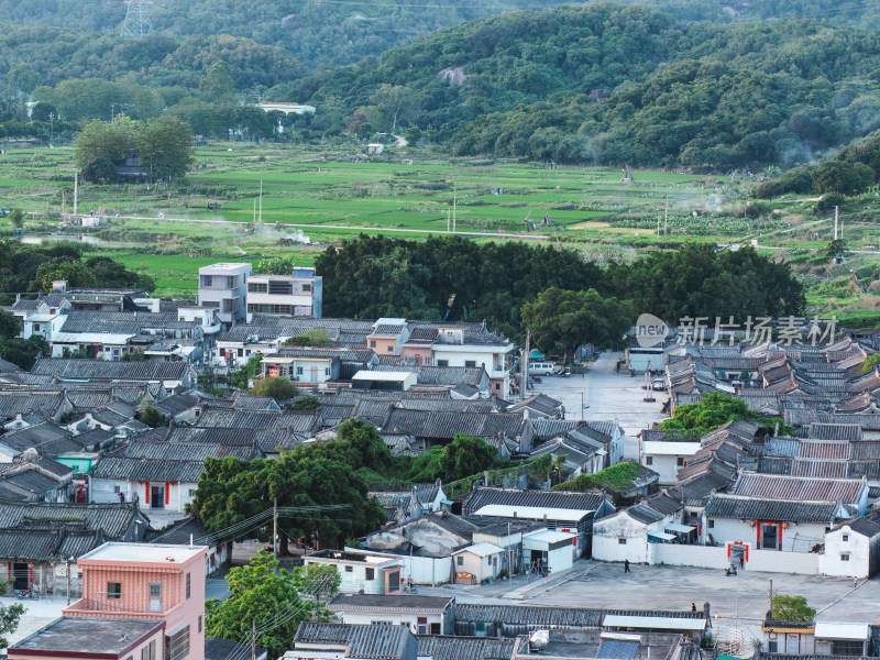 山村田园风光 潮汕乡村 潮汕民居