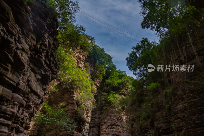 太行山大峡谷的壮丽风光