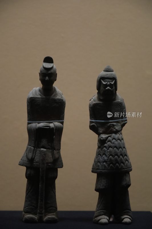 古代人物陶俑特写