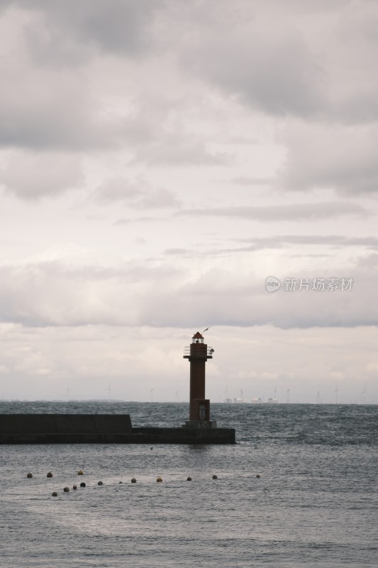 小樽海港与导航灯塔