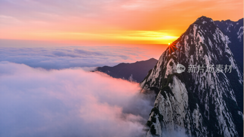 陕西华山美景